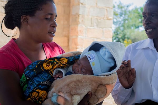St John volunteers help babies in Africa stay healthy