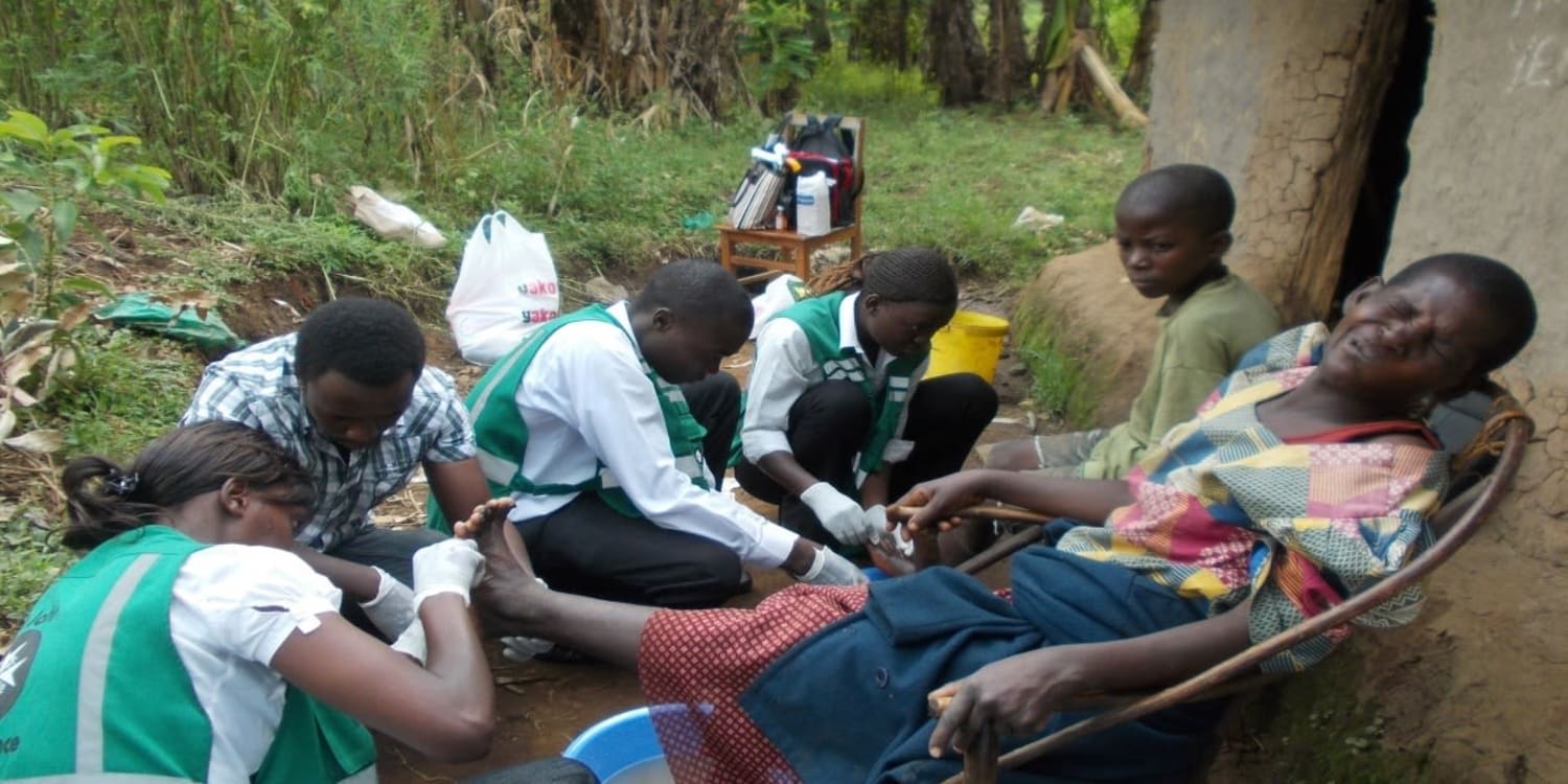 Reaching out to families affected by jigger fleas in Kenya