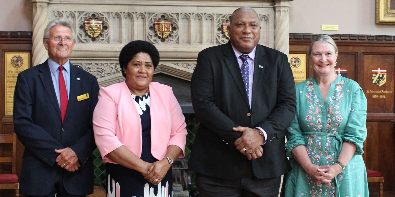 President of Fiji visits St John International