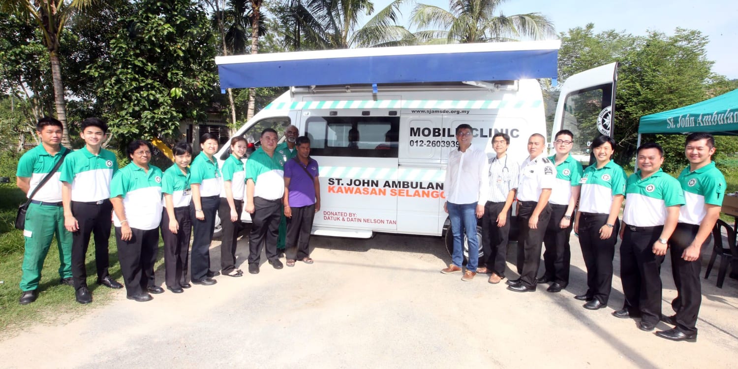 Healthcare on wheels: St John in Malaysia launches new mobile outreach clinic