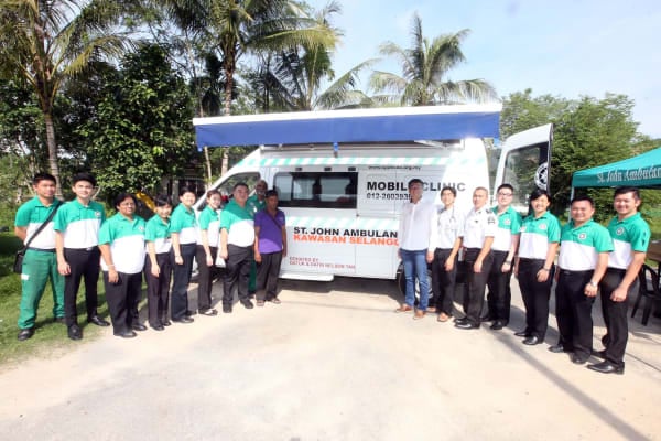 Healthcare on wheels: St John in Malaysia launches new mobile outreach clinic