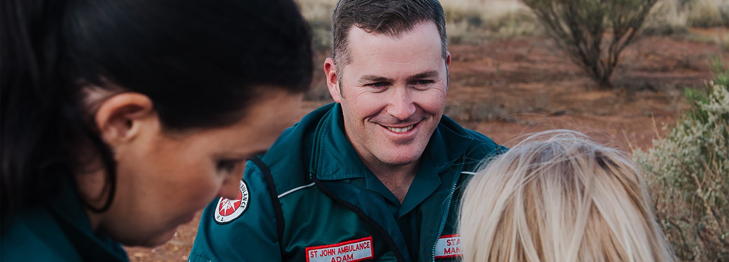 smiling paramedic