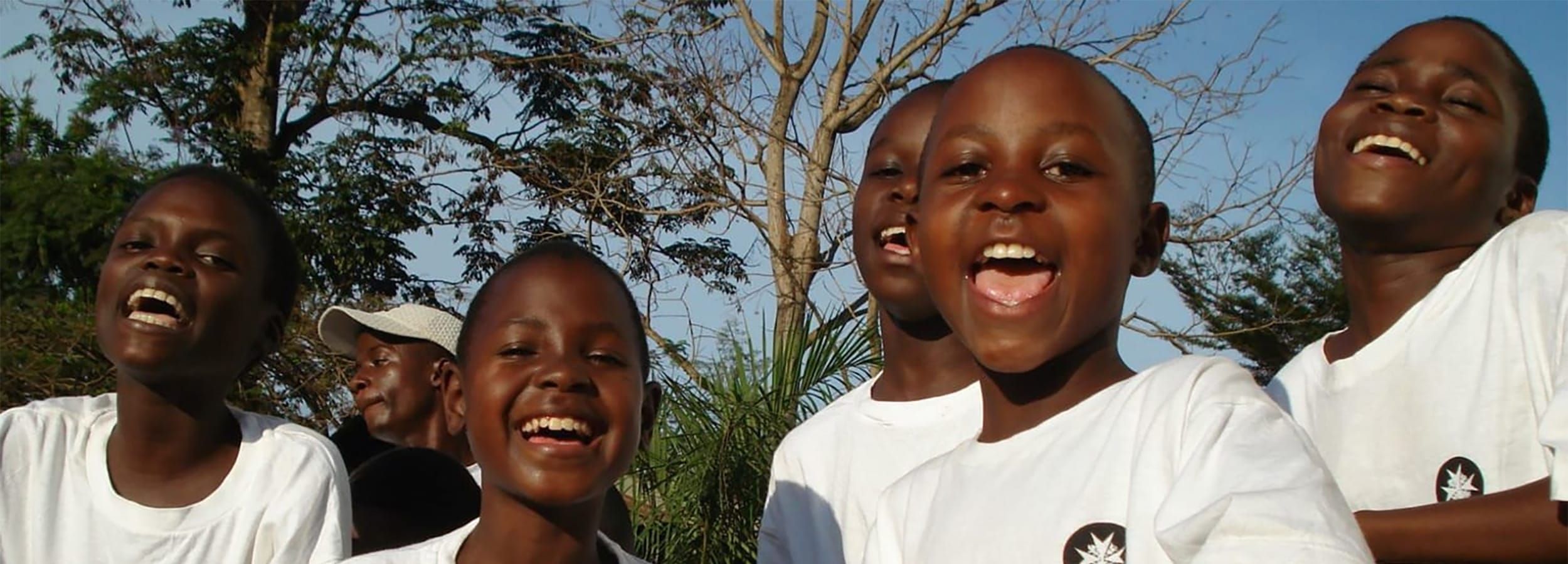 Smiling and laughing children