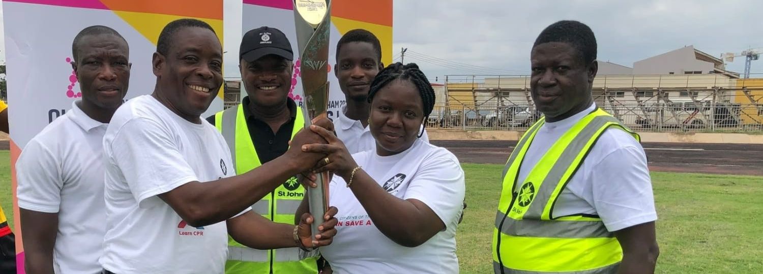 St John Ghana receives Queen's Baton