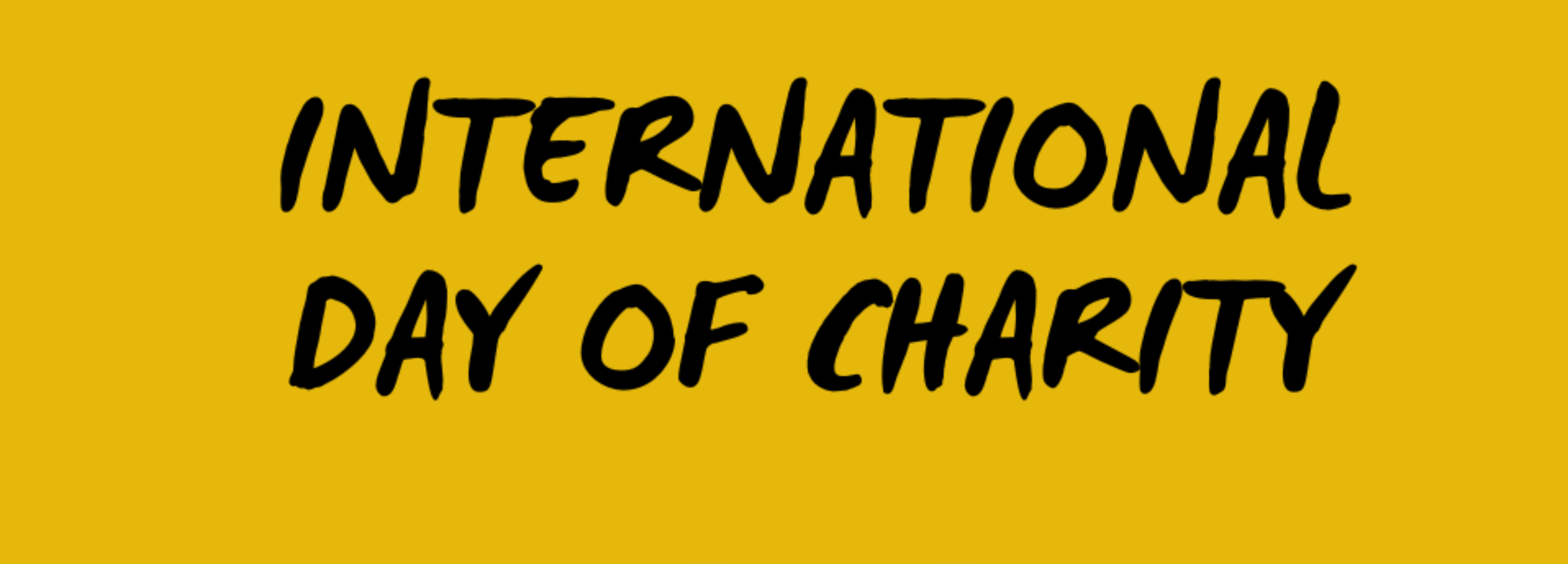 Int Day Of Charity Banner