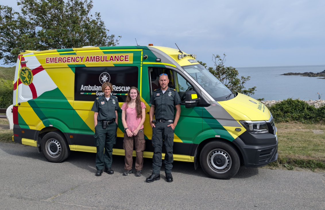 Guernsey Ambulance Banner
