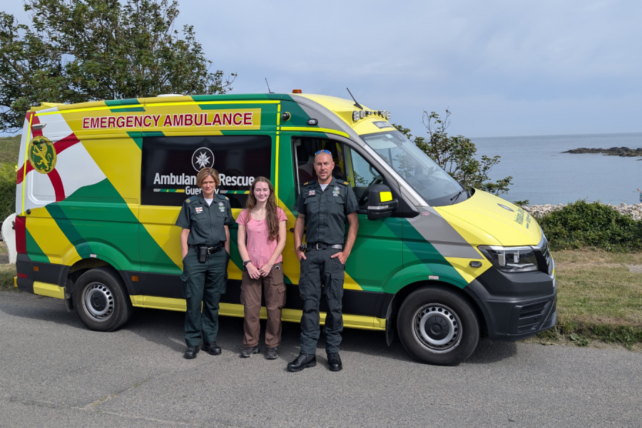 Guernsey Ambulance Banner