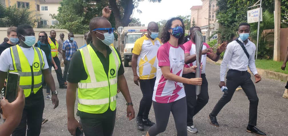 Ghana receives the Queen's Baton