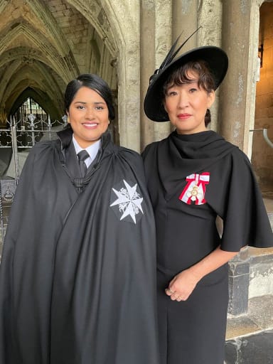 Nakkita and Sandra Oh
