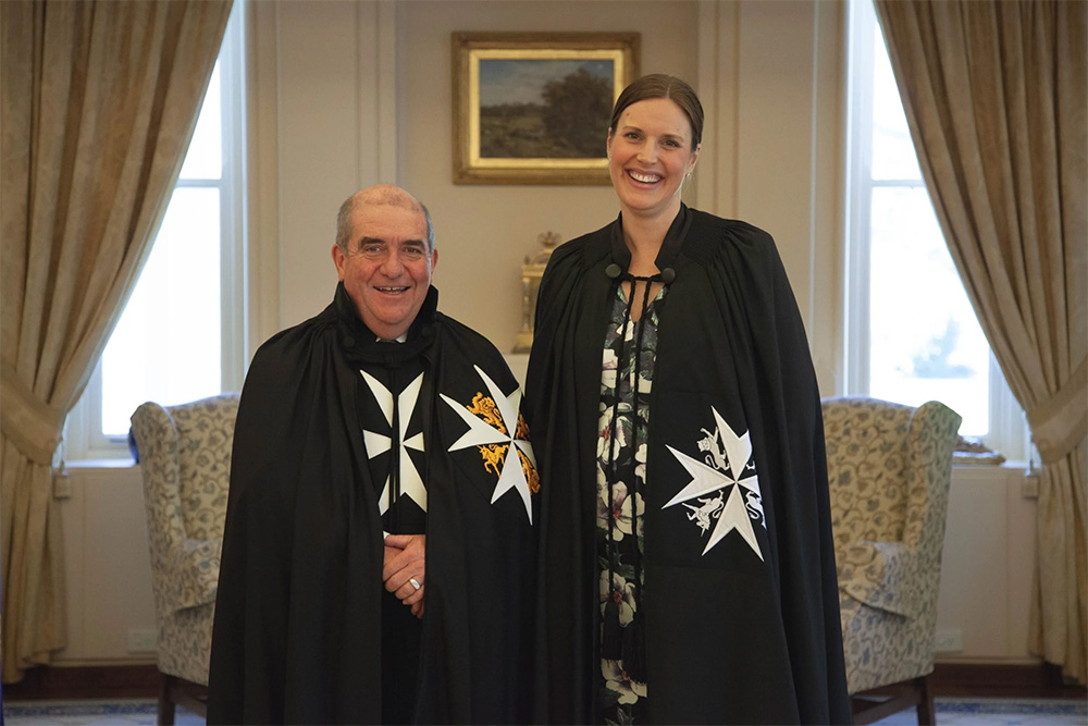 Sally with The Lord Prior