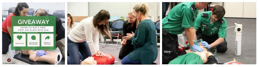 First aid training