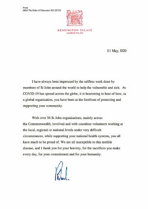 A message from The Grand Prior